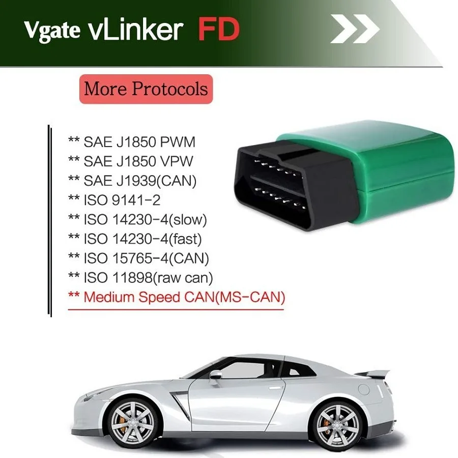 VLinker FD for FORScan Bluetooth3.0/4.0 for choosee forcar Fault Diagnostic Instrument Super Model Code Reader for Android /IOS
VLinker FD for FORScan Bluetooth3.0/4.0 for choosee forcar Fault Diagnostic Instrument Super Model Code Reader for Android /IOS