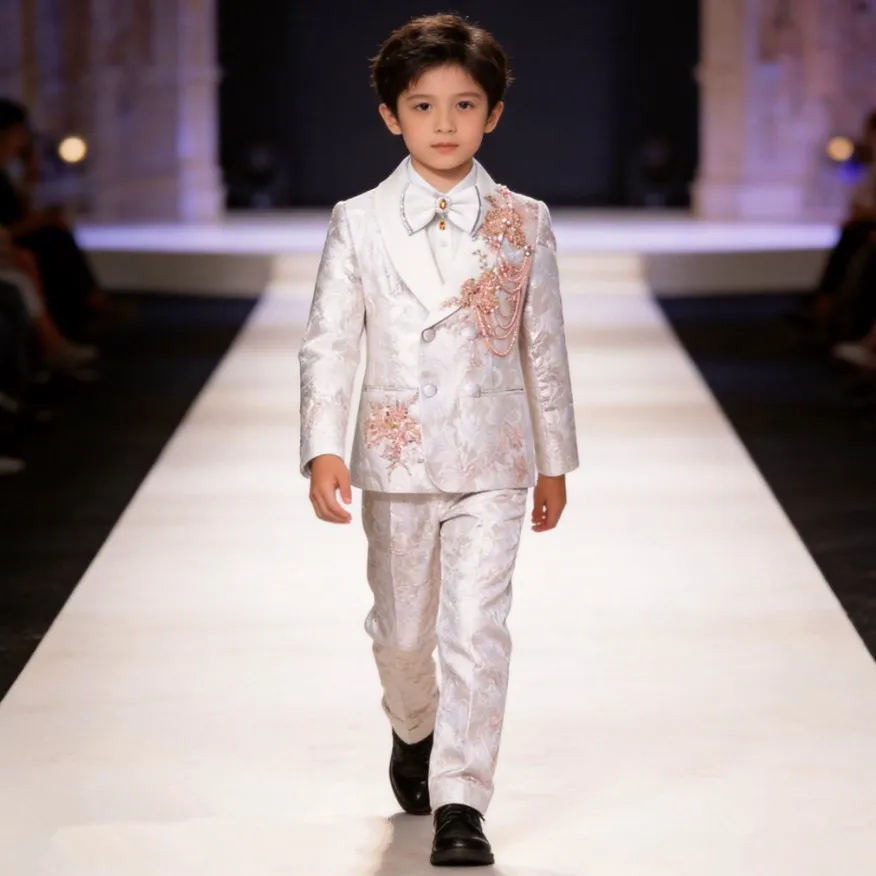 Boys Blazer Set Classic Style Children Party Suit For Wedding Borthday A4794 Vestidos Wholesale Kids Formal Suits 5 Piece
Boys Blazer Set Classic Style Children Party Suit For Wedding Borthday A4794 Vestidos Wholesale Kids Formal Suits 5 Piece