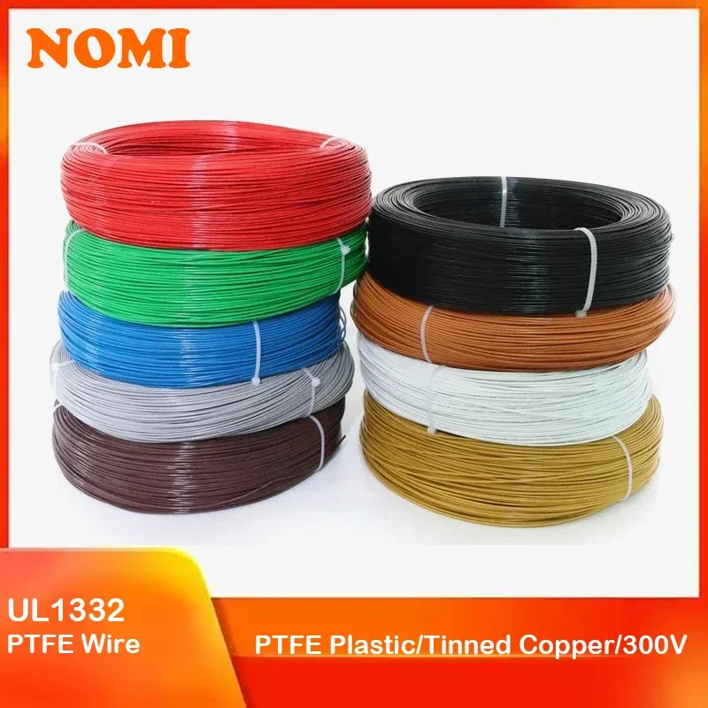 2/5/10M UL1332 PTFE Wire FEP Plastic Insulated High Temperature Electron Cable 28/26/24/22/20/18/16/14/12/10AWG For 3D Printer
2/5/10M UL1332 PTFE Wire FEP Plastic Insulated High Temperature Electron Cable 28/26/24/22/20/18/16/14/12/10AWG For 3D Printer