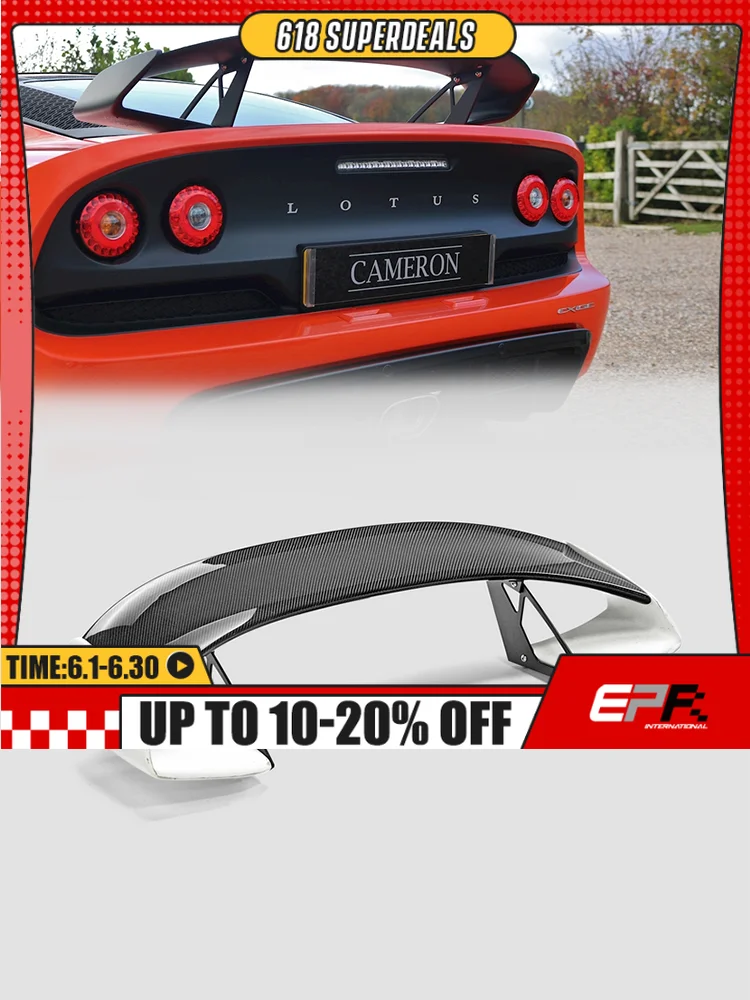 For Lotus Exige S3 Club Racer Style Rear Spoiler, High - Performance Aerodynamic Upgrade