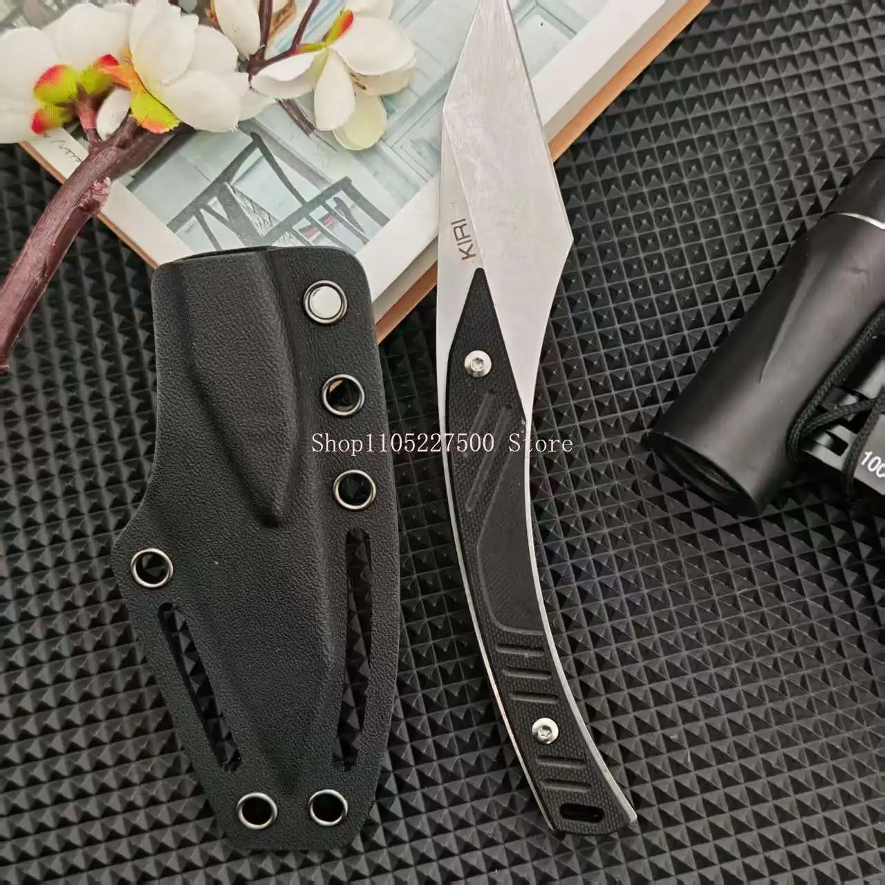 KiRi Outdoor Camping Tactics 8Cr13Mov Blade Fixed Knife Equipped with High-hardness Rescue Knives Hunting Picnic G10 Handle Tool
KiRi Outdoor Camping Tactics 8Cr13Mov Blade Fixed Knife Equipped with High-hardness Rescue Knives Hunting Picnic G10 Handle Tool