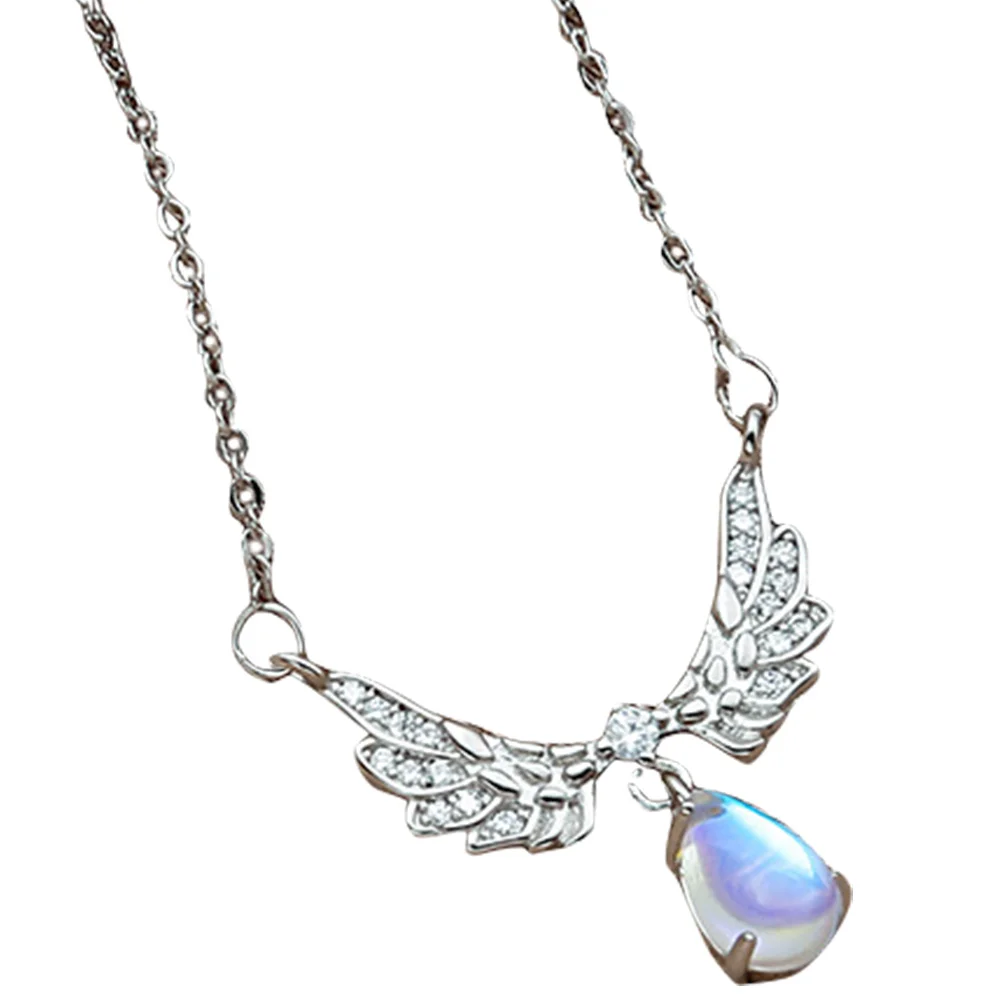 Moonstone Necklace Pendant for Women Gemstone Clavicle Chain Aesthetic Necklaces Wedding Gift Birthday Present
Moonstone Necklace Pendant for Women Gemstone Clavicle Chain Aesthetic Necklaces Wedding Gift Birthday Present
