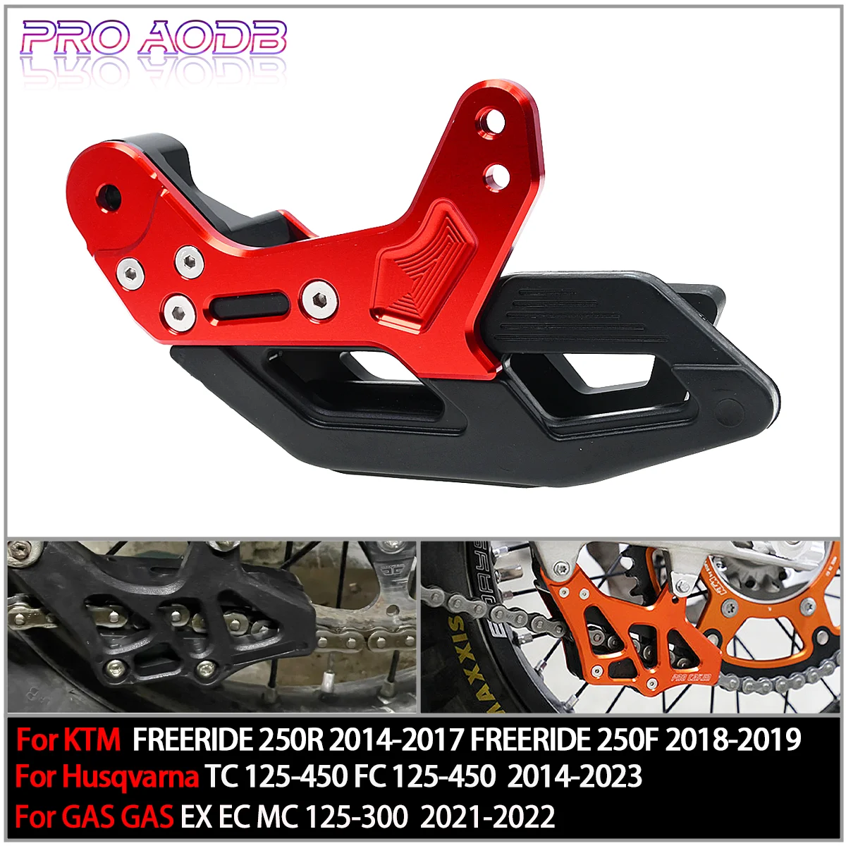 Motorcycle CNC Chain Guide Guard Protection For KTM SX SXF XC XC-F EXC EXC-F XCW XCF-W TPI 6D Six Days 125 250 350 2008-2022
Motorcycle CNC Chain Guide Guard Protection For KTM SX SXF XC XC-F EXC EXC-F XCW XCF-W TPI 6D Six Days 125 250 350 2008-2022
