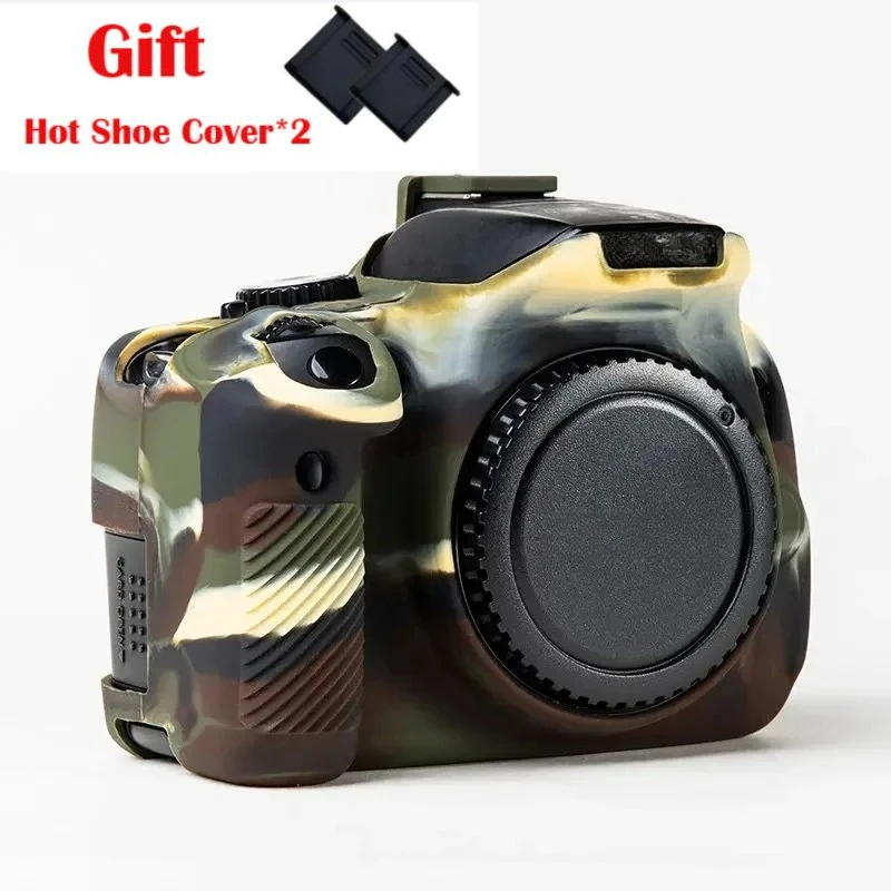 For Canon EOS 600D 650D 700D Silicone Armor Skin case body cover protector DSLR camera bag + 2pcs Hot Shoe Cover
For Canon EOS 600D 650D 700D Silicone Armor Skin case body cover protector DSLR camera bag + 2pcs Hot Shoe Cover