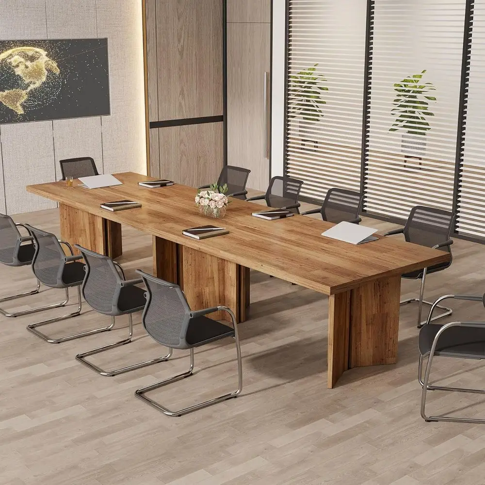 Large Walnut 10-12 Seater Conference Table, Ideal for Meetings & Seminars (Set of 2)
Large Walnut 10-12 Seater Conference Table, Ideal for Meetings & Seminars (Set of 2)