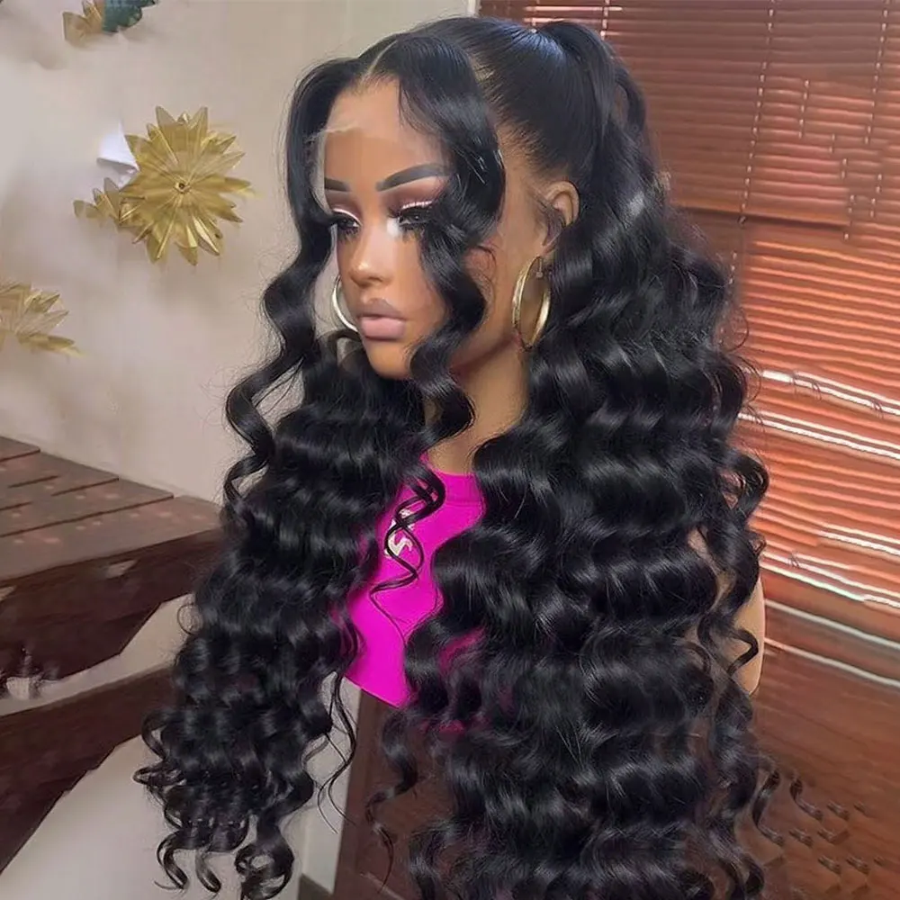 Curly Deep Wave 13x4 13x6 HD Lace Front Wig 5x5 Glueless Wigs Pre Plucked 250% Density Water Wave Human Hair For Black Women
Curly Deep Wave 13x4 13x6 HD Lace Front Wig 5x5 Glueless Wigs Pre Plucked 250% Density Water Wave Human Hair For Black Women