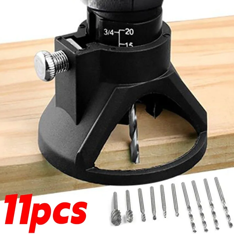 11pcs Rotary Router Milling Cutter Dedicated Locator Horn Fixed Base Wood Milling Cutter Set Power Tool Woodwork Accessories
11pcs Rotary Router Milling Cutter Dedicated Locator Horn Fixed Base Wood Milling Cutter Set Power Tool Woodwork Accessories