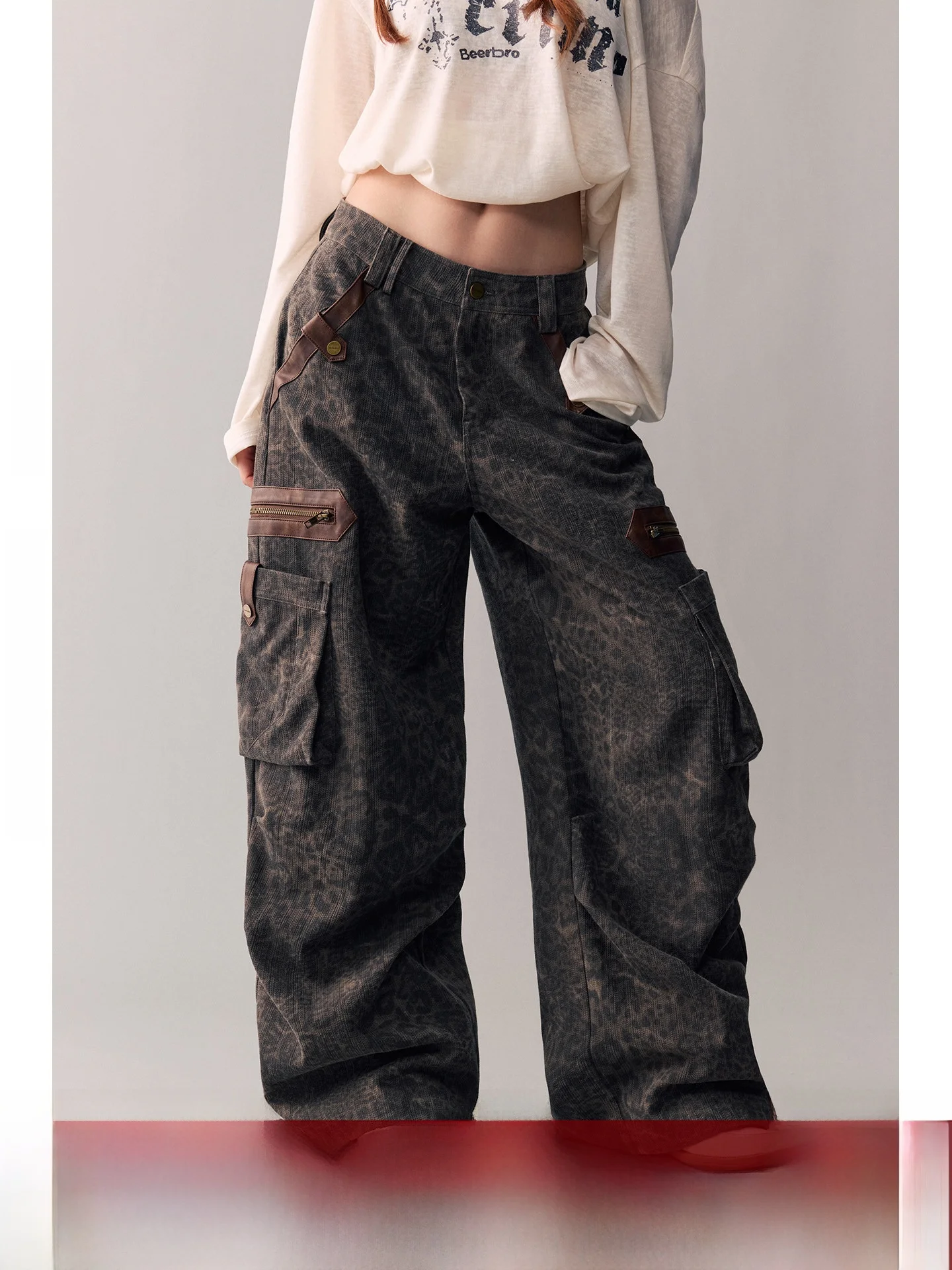 Брюки женские BeerBro в стиле ретро, с эффектом утяжки, с леопардовым принтом, повседневные, с высокой талией, из хлопка, прямые, для работы
Брюки женские BeerBro в стиле ретро, с эффектом утяжки, с леопардовым принтом, повседневные, с высокой талией, из хлопка, прямые, для работы