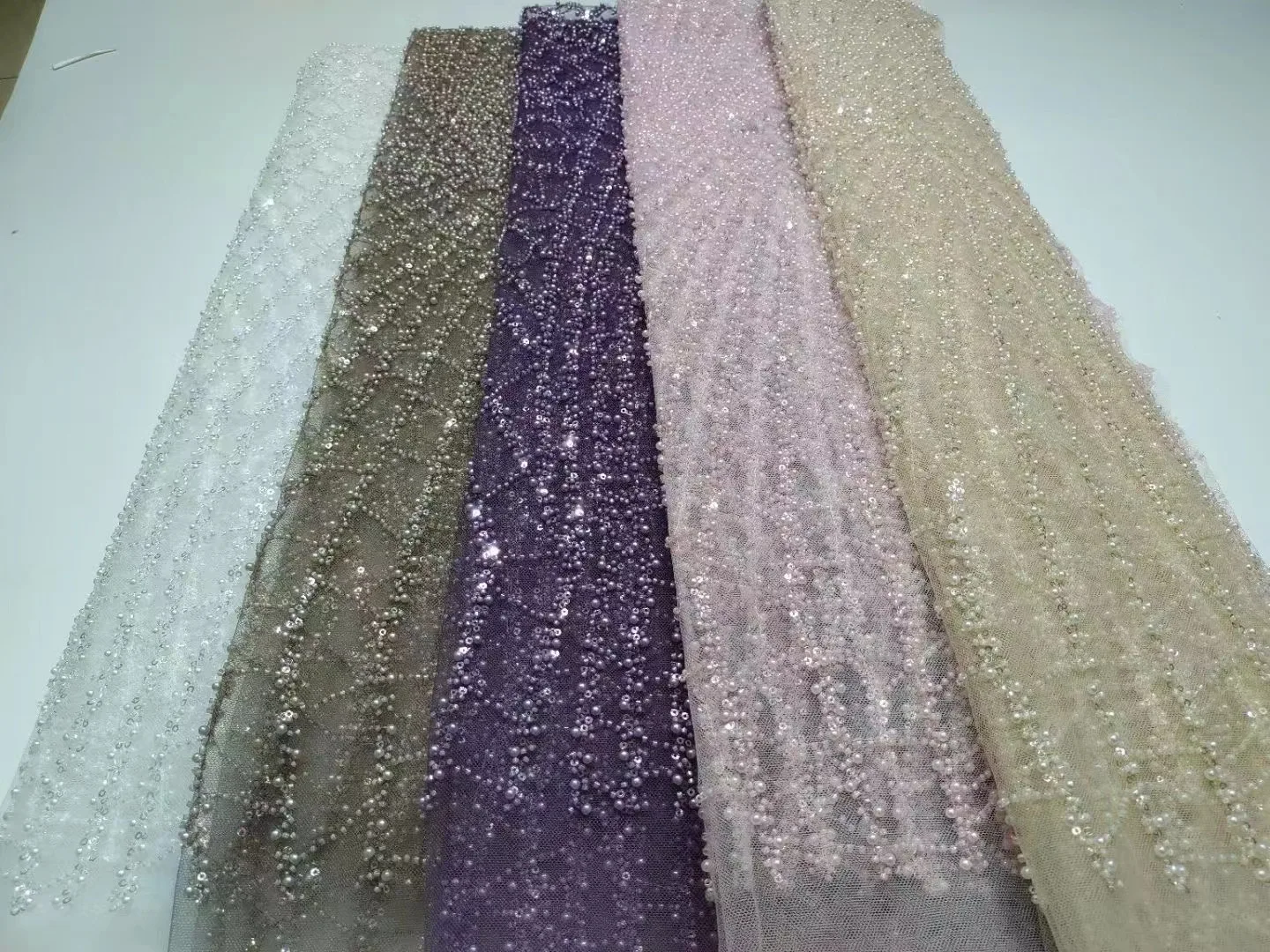 Luxury Dubai African Lace Fabric Heavy Beads Tulle Lace Embroidery 2024 High Quality New French Beaded Lace For Wedding Dresses
Luxury Dubai African Lace Fabric Heavy Beads Tulle Lace Embroidery 2024 High Quality New French Beaded Lace For Wedding Dresses