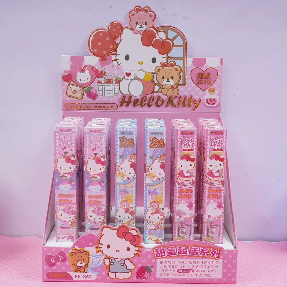 New model Hello kitty Press Gel Pen Cute 0.5mm Black Ink Neutral Pens Promotional Gift Office School Supply
New model Hello kitty Press Gel Pen Cute 0.5mm Black Ink Neutral Pens Promotional Gift Office School Supply