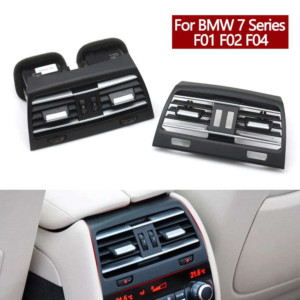 Car Rear Air Conditioning AC Vent Grille Outlet Panel Outlet Cover Assembly For BMW 7 Series F01 F02 F04 730 735 740 2009-2016
Car Rear Air Conditioning AC Vent Grille Outlet Panel Outlet Cover Assembly For BMW 7 Series F01 F02 F04 730 735 740 2009-2016