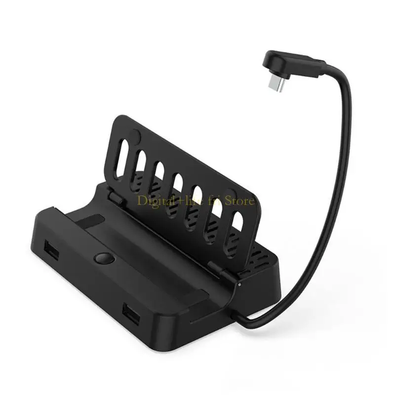 E06D Docking Station Multifunction Game Console Dock with 4K30Hz, Gigabits Ethernet,USB Type-C 65W for Steamdeck
E06D Docking Station Multifunction Game Console Dock with 4K30Hz, Gigabits Ethernet,USB Type-C 65W for Steamdeck