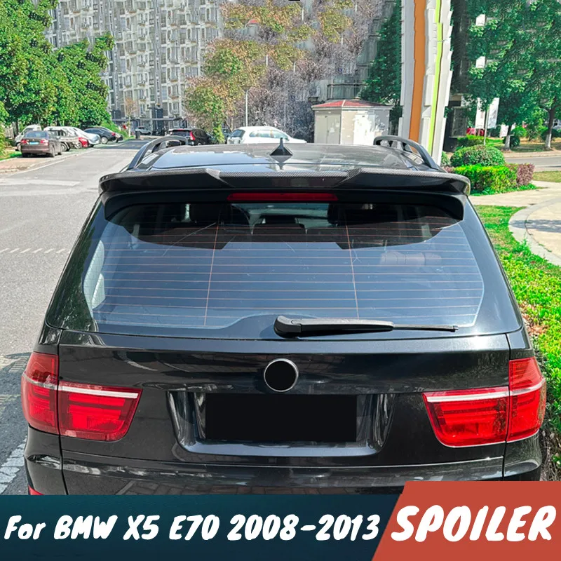 For BMW X5 E70 2008-2013 High Quality ABS Plastic Car Rear Trunk Lid Spoiler Wings Carbon Glossy Black Tuning Accessories
For BMW X5 E70 2008-2013 High Quality ABS Plastic Car Rear Trunk Lid Spoiler Wings Carbon Glossy Black Tuning Accessories 