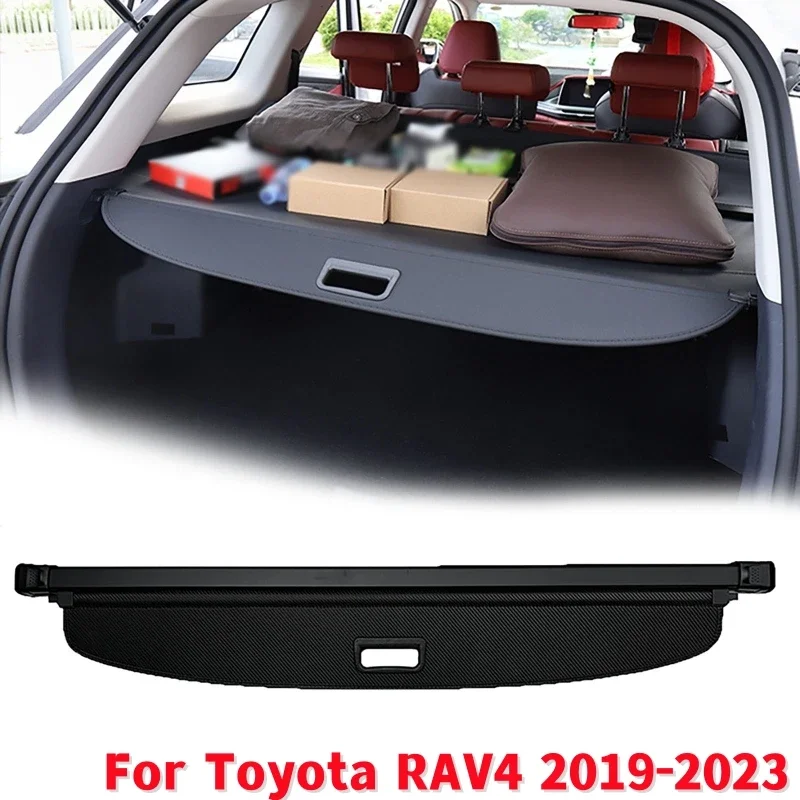 Black Carbon Fiber Car Trunk Cargo Cover Retractable Rear Trunk Storage Panel Luggage Security Shield For Toyota RAV4 2019-2023
Black Carbon Fiber Car Trunk Cargo Cover Retractable Rear Trunk Storage Panel Luggage Security Shield For Toyota RAV4 2019-2023