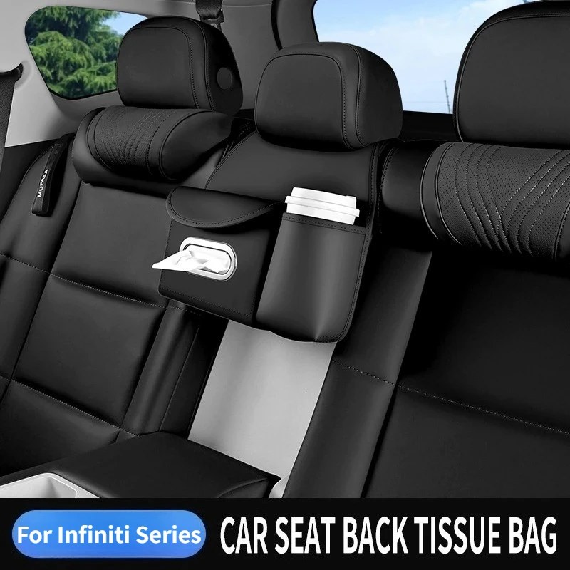 For Infiniti Q50 Q60 QX50 QX60 QX80 Car Backrest Tissue Bag Drink Holder Auto Seat Back Hanger Drawer Box Decoration Accessories
For Infiniti Q50 Q60 QX50 QX60 QX80 Car Backrest Tissue Bag Drink Holder Auto Seat Back Hanger Drawer Box Decoration Accessories
