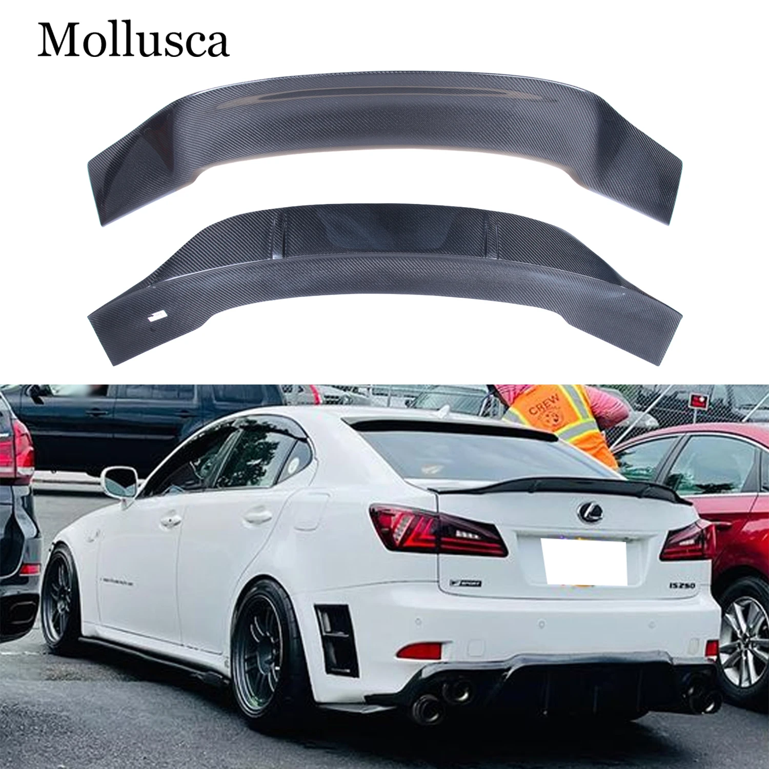 For Lexus IS E2 2nd generation R Style Carbon fiber Rear Spoiler Trunk wing 2005-2013
For Lexus IS E2 2nd generation R Style Carbon fiber Rear Spoiler Trunk wing 2005-2013