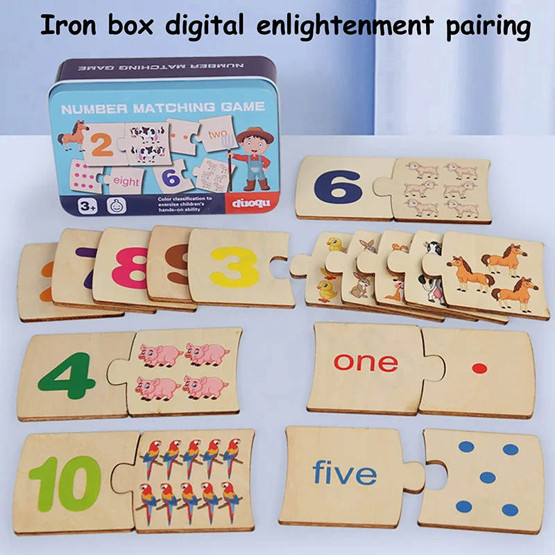 1 Set Montessori Early Education Digital Pattern Thicken Blocks Game For Baby Festival Gift Wooden Number Matching Puzze Toys
1 Set Montessori Early Education Digital Pattern Thicken Blocks Game For Baby Festival Gift Wooden Number Matching Puzze Toys