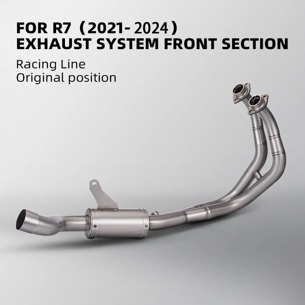 High Performance Complete exhaust system Inlet muffler and 51mm link pipe for R7 2021-2024 YZF-R7 Racing Line
High Performance Complete exhaust system Inlet muffler and 51mm link pipe for R7 2021-2024 YZF-R7 Racing Line