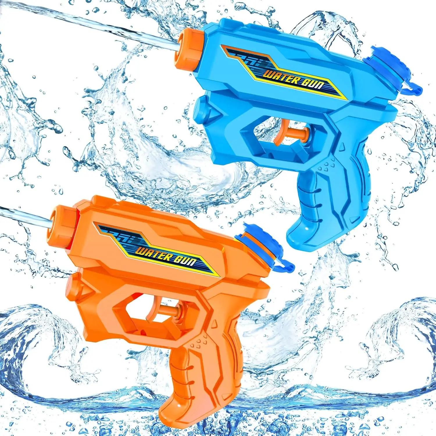 Kids Water Guns, Mini Squirt Pistols for Outdoor Summer Fun, Pool Beach Toys for Boys Girls
Kids Water Guns, Mini Squirt Pistols for Outdoor Summer Fun, Pool Beach Toys for Boys Girls