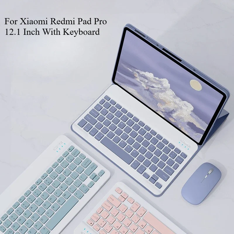 Для Xiaomi Redmi Pad Pro 12,1 дюйма с чехлом для клавиатуры, съемный кожаный чехол для клавиатуры BT для Redmi Pad Pro 12,1 дюйма 2024
Для Xiaomi Redmi Pad Pro 12,1 дюйма с чехлом для клавиатуры, съемный кожаный чехол для клавиатуры BT для Redmi Pad Pro 12,1 дюйма 2024