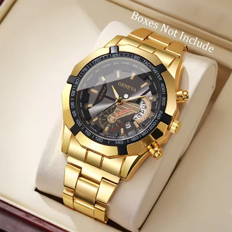 Имитация автоматических механических мужских немеханических часов с полым календарем, водонепроницаемый ремешок из нержавеющей стали, простой
Имитация автоматических механических мужских немеханических часов с полым календарем, водонепроницаемый ремешок из нержавеющей стали, простой
