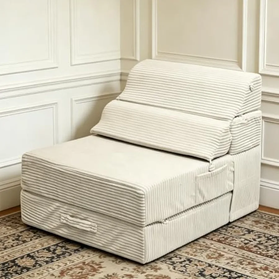 Foldable Sofa Bed Chair - Comfy Convertible Sleeper Sofa Folding Sofa Bed Fold Out Bed Chair Couch for Living Room Bedroom Gues
Foldable Sofa Bed Chair - Comfy Convertible Sleeper Sofa Folding Sofa Bed Fold Out Bed Chair Couch for Living Room Bedroom Gues