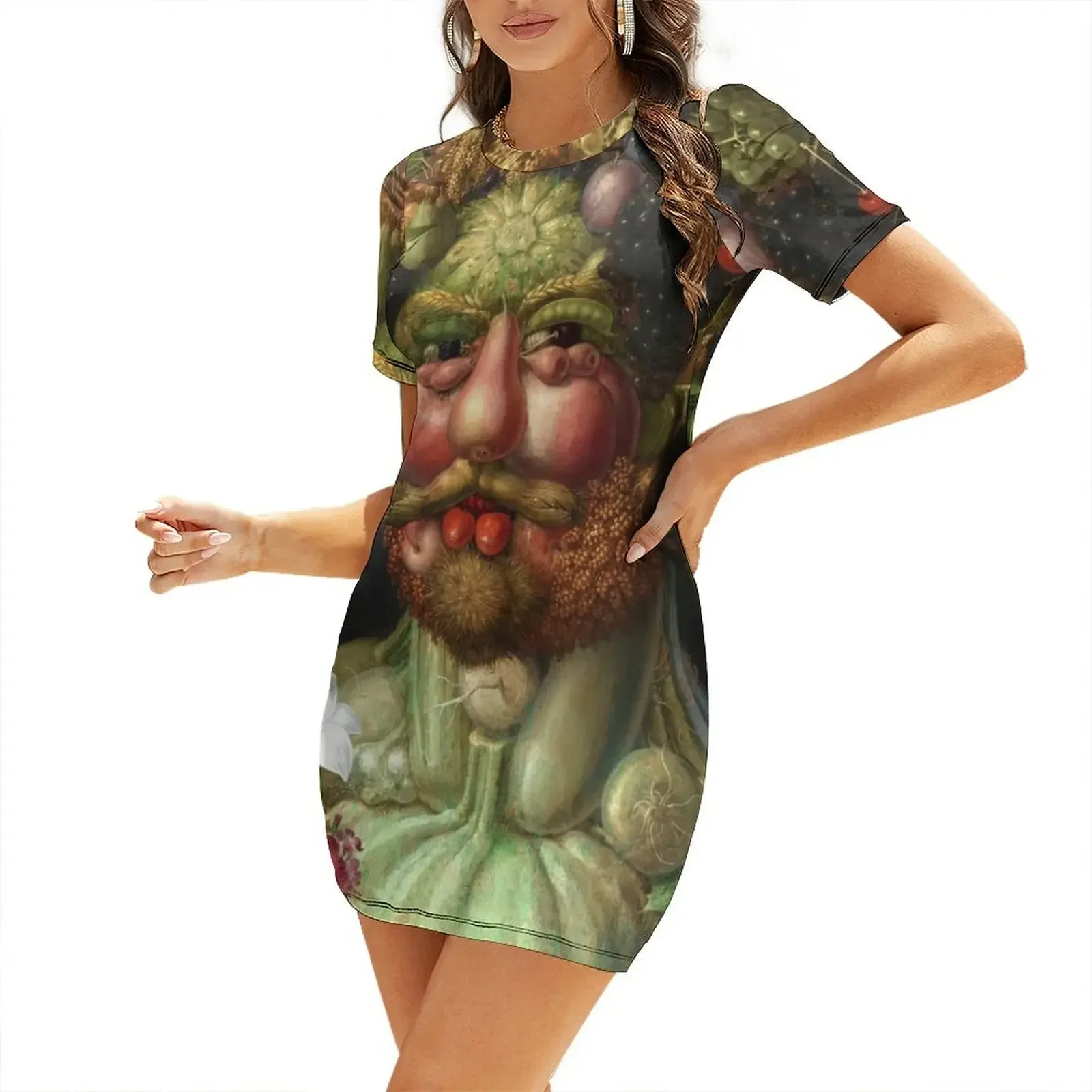 Rudolf II as Vertumnus by Giuseppe Arcimboldo, 1591 Short-Sleeved Dress Casual dresses dress korean style
Rudolf II as Vertumnus by Giuseppe Arcimboldo, 1591 Short-Sleeved Dress Casual dresses dress korean style