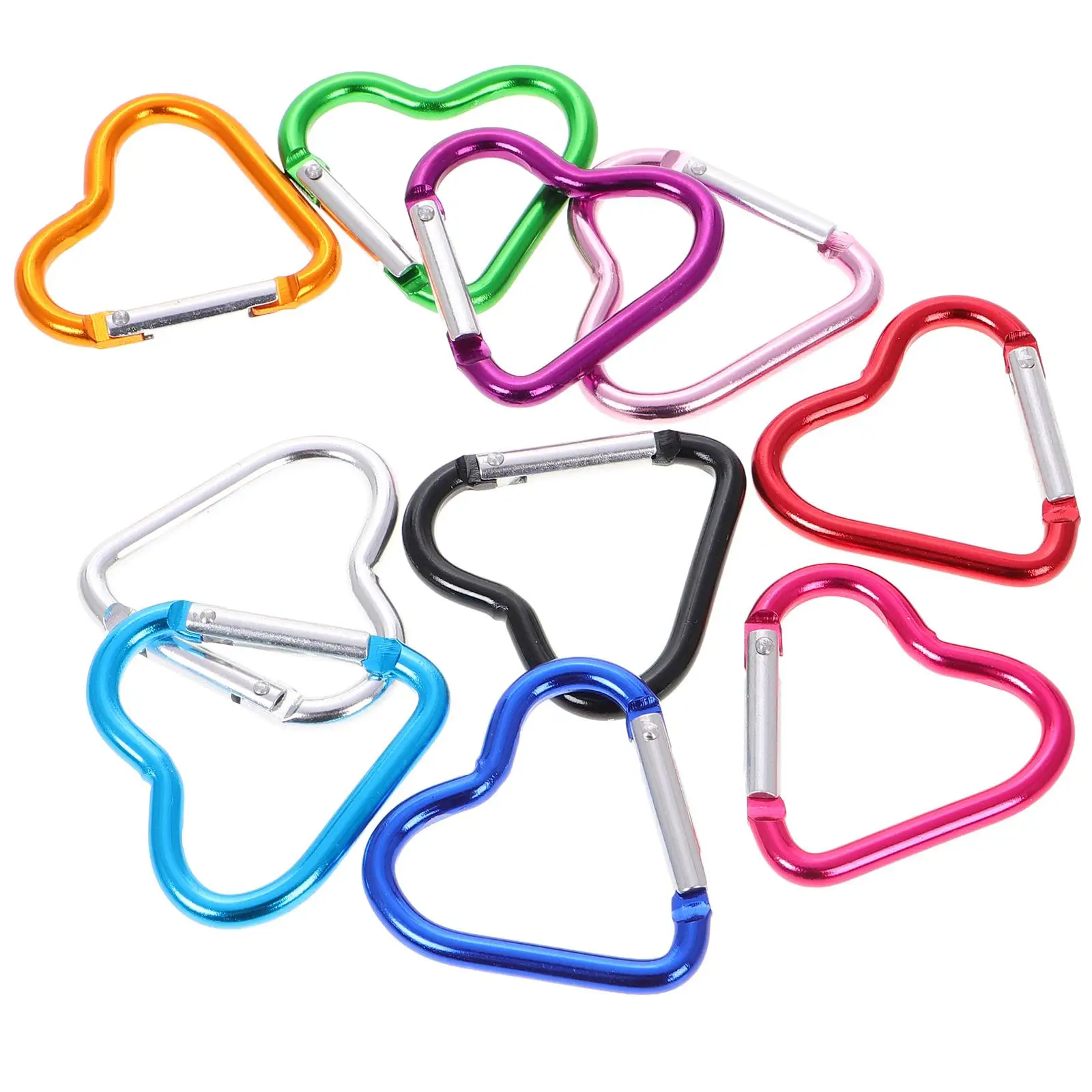 20 Pcs Love Carabiner Heart Clips Hook Key Chain Keychain Backpack Decorations Aluminum Cute Hooks Child Caribiner
20 Pcs Love Carabiner Heart Clips Hook Key Chain Keychain Backpack Decorations Aluminum Cute Hooks Child Caribiner