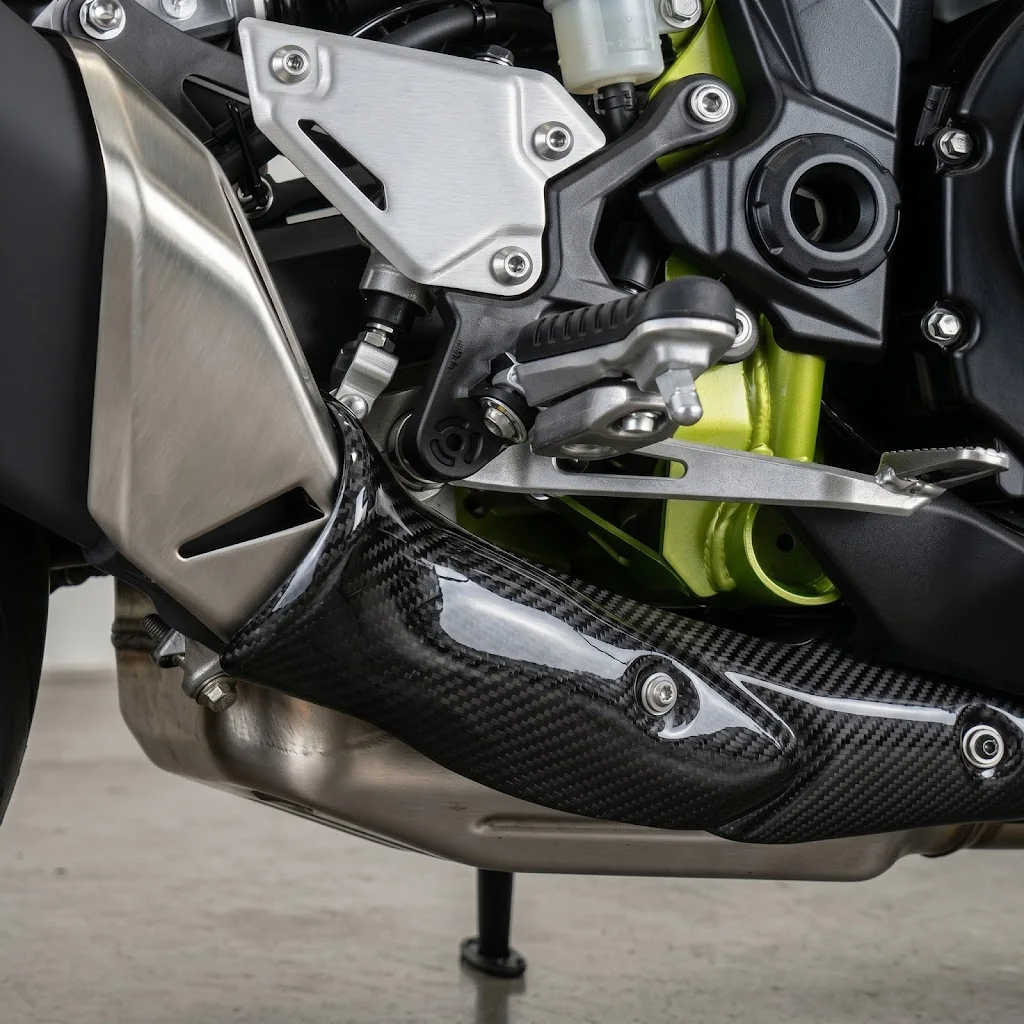Carbon Fiber Motorcycle Exhaust Pipe Conjoined Cover Protection Muffler Heat Shield for Kawasaki Z900 2017-2026
Carbon Fiber Motorcycle Exhaust Pipe Conjoined Cover Protection Muffler Heat Shield for Kawasaki Z900 2017-2026