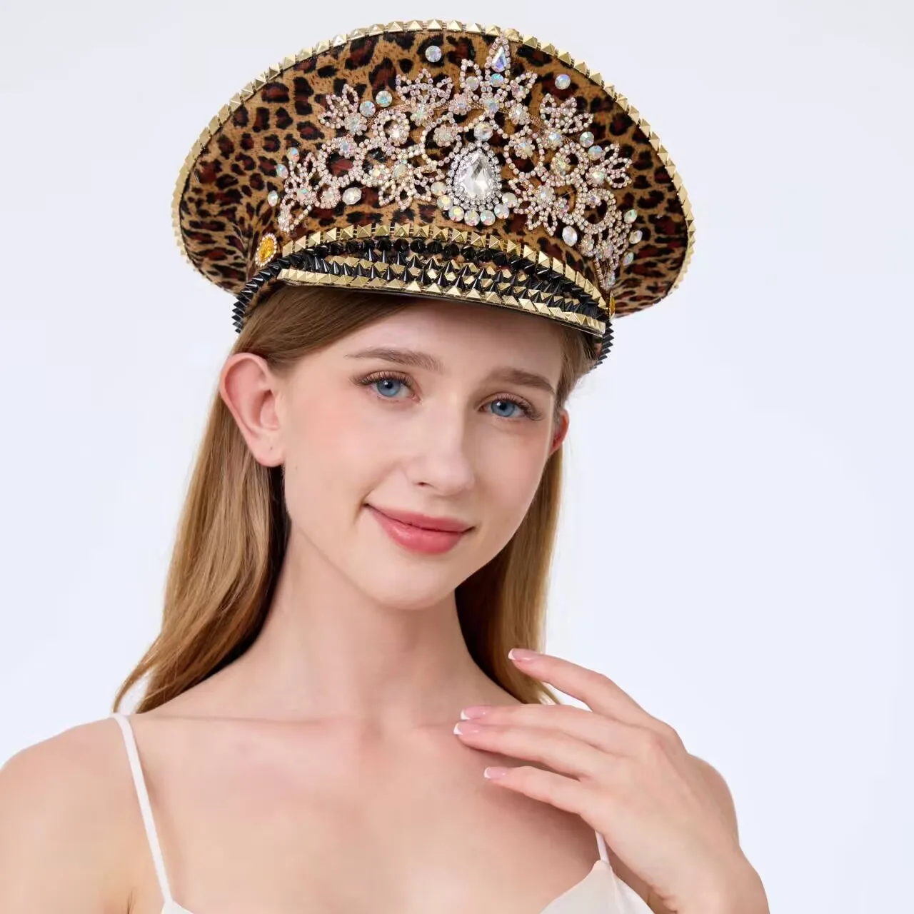 Steampunk Captain Hat Rhinestone for Mardi Gras, Carnival, Rave Festivals Accessories & Party Cap for Women & Men
Steampunk Captain Hat Rhinestone for Mardi Gras, Carnival, Rave Festivals Accessories & Party Cap for Women & Men