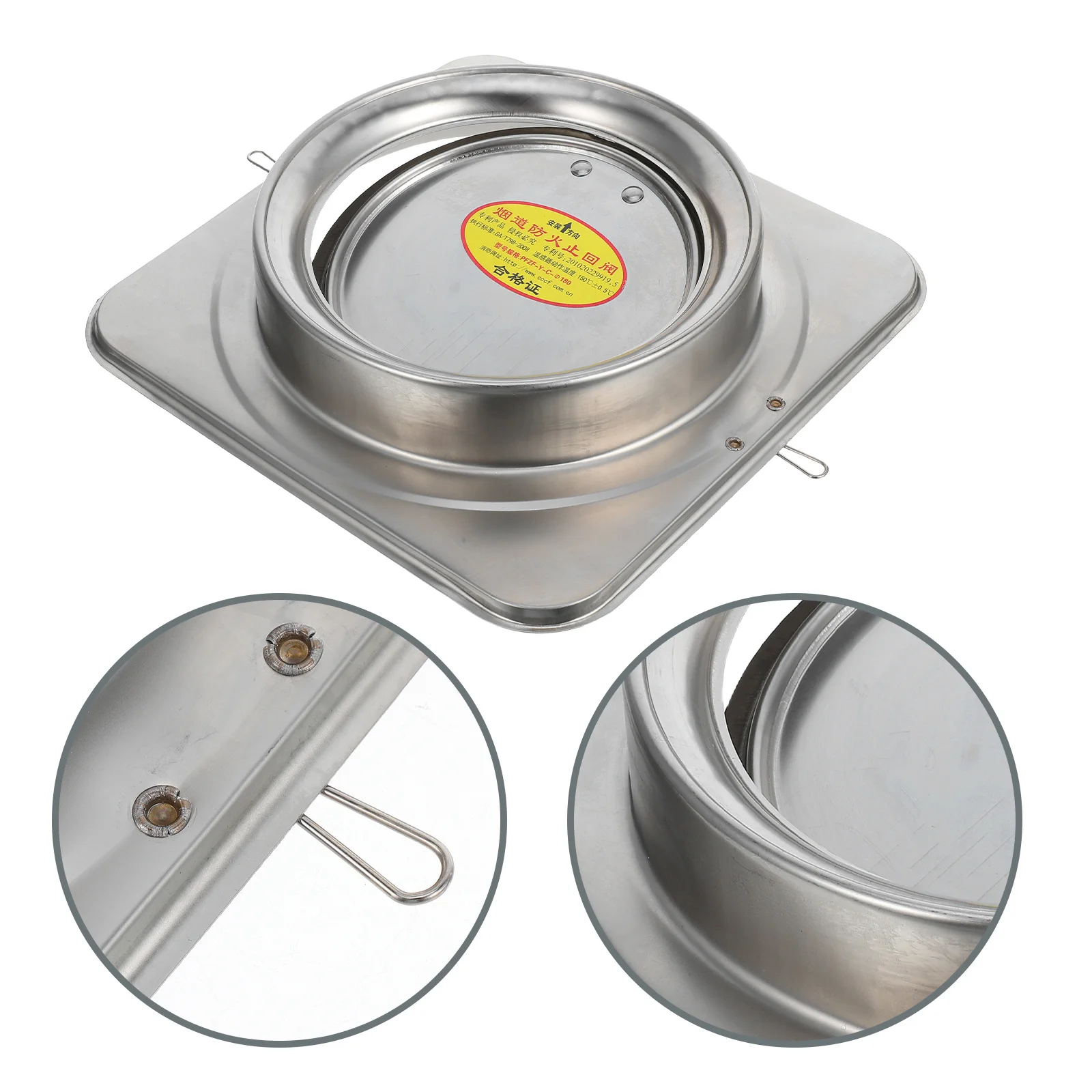 Range Hood Stainless Steel Check Valve Kitchen Bathroom Exhaust Vent Cover for Ventilation System Fit 160-180mm Wall Hole
Range Hood Stainless Steel Check Valve Kitchen Bathroom Exhaust Vent Cover for Ventilation System Fit 160-180mm Wall Hole