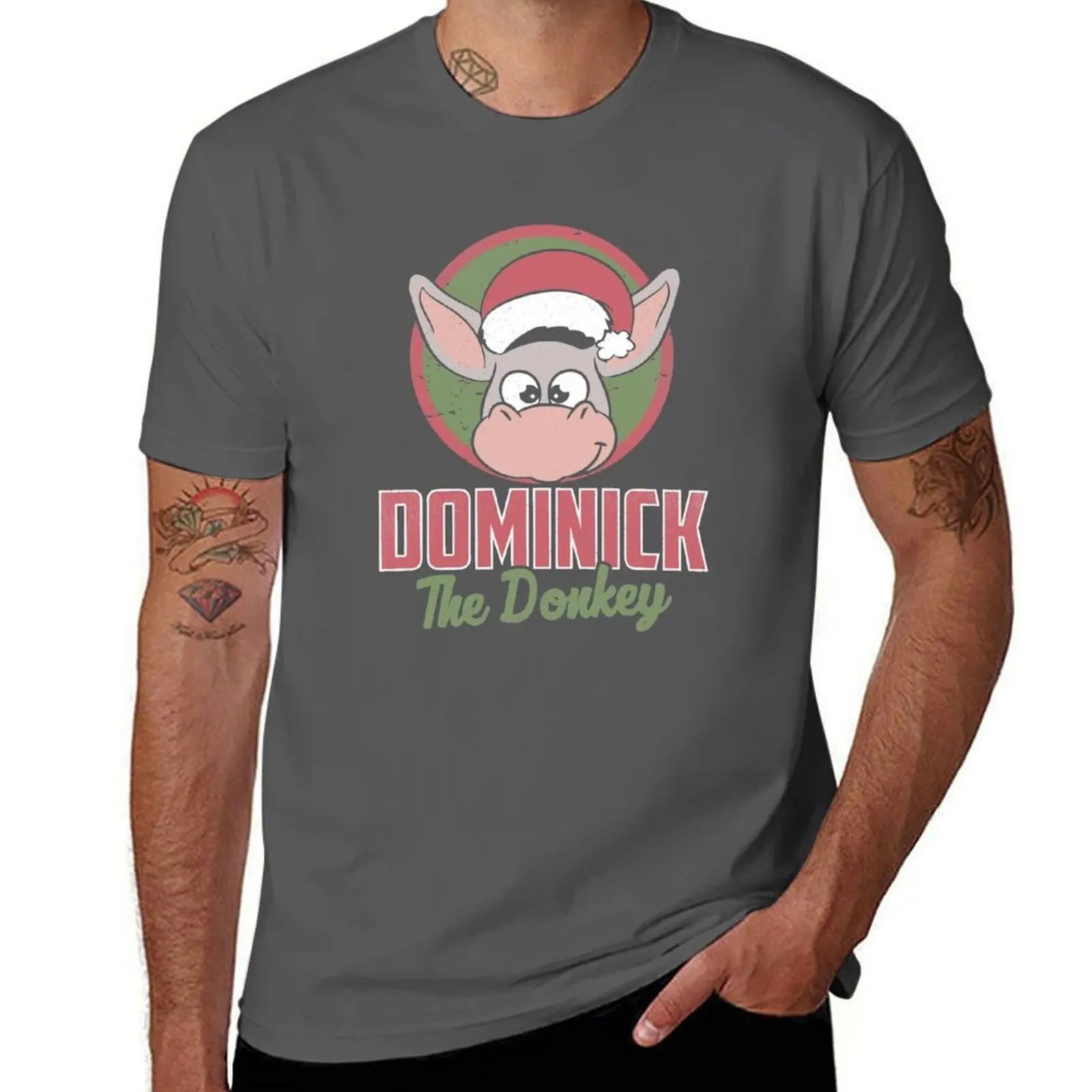 Dominick The Donkey Italian Christmas T-Shirt man t shirts for men casual t shirts for man graphic funny T-Shirt
Dominick The Donkey Italian Christmas T-Shirt man t shirts for men casual t shirts for man graphic funny T-Shirt