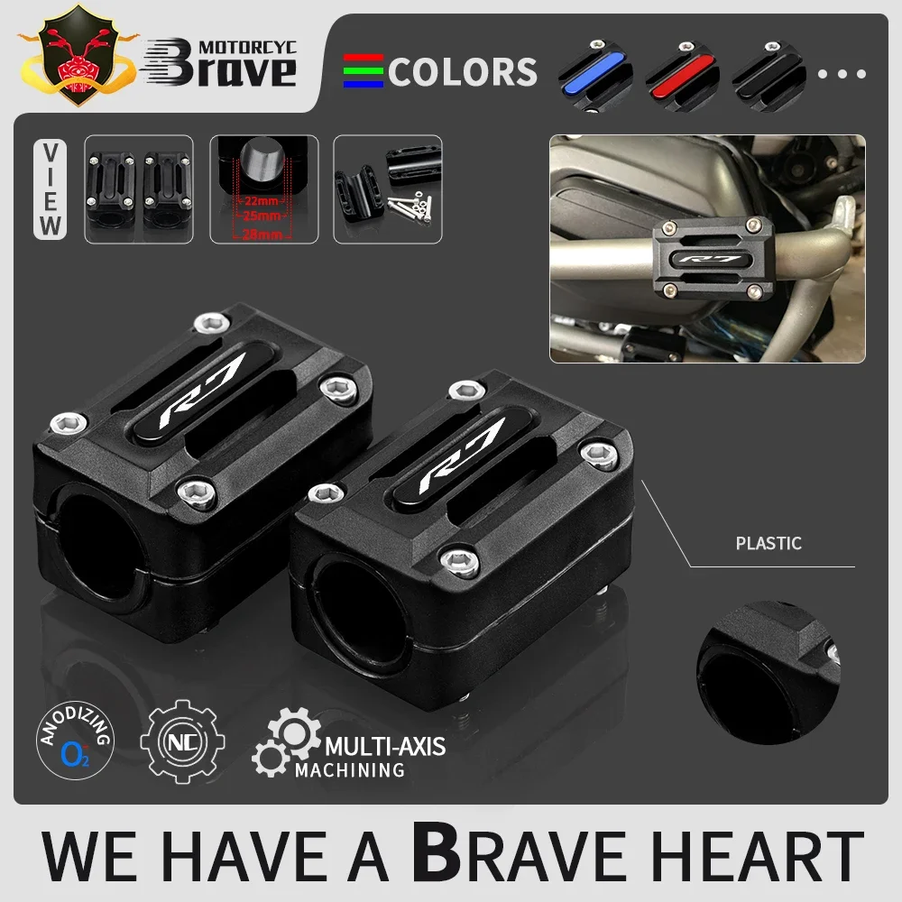 22/25/28mm Motorcycle Engine Guard Crash Bar Protection Bumper Decorative Block For YAMAHA YZFR7 YZF R7 YZF-R7 2021 2022
22/25/28mm Motorcycle Engine Guard Crash Bar Protection Bumper Decorative Block For YAMAHA YZFR7 YZF R7 YZF-R7 2021 2022