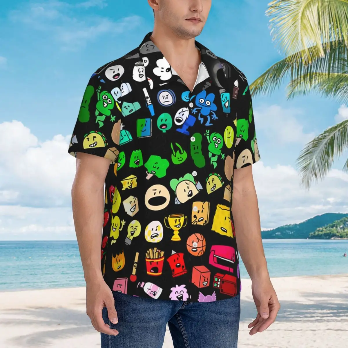 BFDI Inanimate Insanity All Character Hawaiian Shirts Fashion Men Short Sleeve Shirt for Summer Beach Men's Lapel Tops
BFDI Inanimate Insanity All Character Hawaiian Shirts Fashion Men Short Sleeve Shirt for Summer Beach Men's Lapel Tops