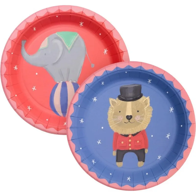24Pcs Circus Party Paper Plates Carnival Animals Elephant Lion Disposable Tableware Circus Kids Birthday Baby Shower Party Favor
24Pcs Circus Party Paper Plates Carnival Animals Elephant Lion Disposable Tableware Circus Kids Birthday Baby Shower Party Favor