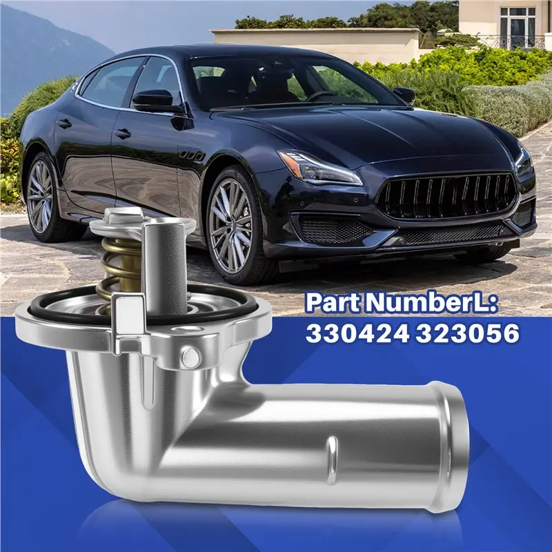 A58X-Aluminium Coolant Thermostat 330424 323056 For Levante M161 Quattroporte M156 Ghibli M157 Jeep Wrangler JK 3.0T
A58X-Aluminium Coolant Thermostat 330424 323056 For Levante M161 Quattroporte M156 Ghibli M157 Jeep Wrangler JK 3.0T