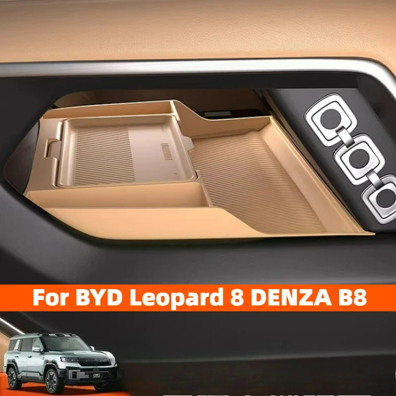 Для моделей BYD Leopard 8 и DENZA B8 2024/2025, нижний ящик для хранения центральной консоли, противоскользящий аксессуар для интерьера
Для моделей BYD Leopard 8 и DENZA B8 2024/2025, нижний ящик для хранения центральной консоли, противоскользящий аксессуар для интерьера