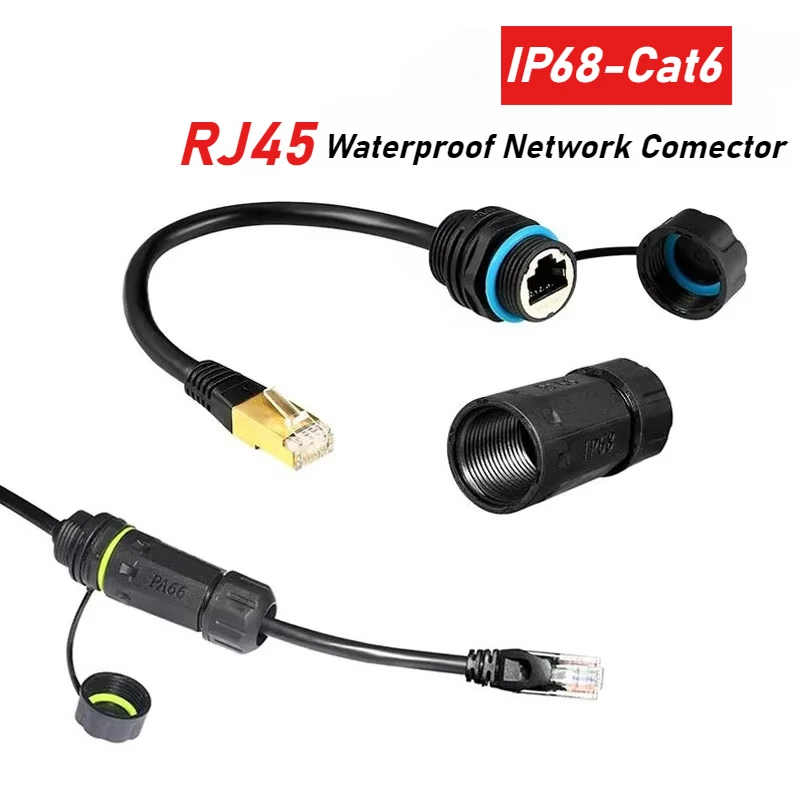 RJ45 Outdoor Waterproof CAT6 Network Cable Connector Joint IP68 M20 Breeding Intelligent Equipment Network Plug with 25cm Wire
RJ45 Outdoor Waterproof CAT6 Network Cable Connector Joint IP68 M20 Breeding Intelligent Equipment Network Plug with 25cm Wire