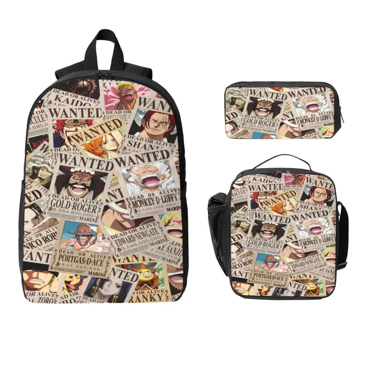 3Pcs Luffys O-one-pieces Theme School bags Set for Kids Pencil Boxes Backpack Sets with Lunch Box For School Students Daypack
3Pcs Luffys O-one-pieces Theme School bags Set for Kids Pencil Boxes Backpack Sets with Lunch Box For School Students Daypack