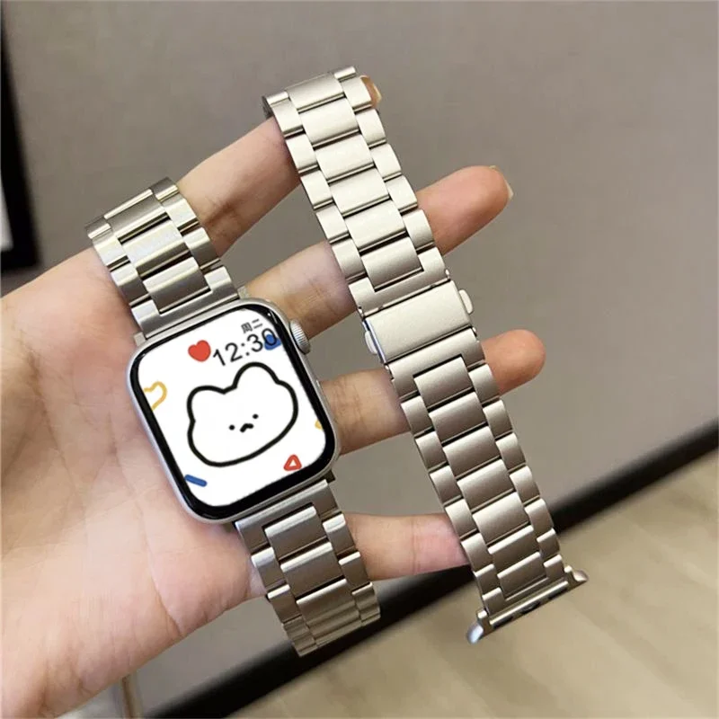 Stainless Steel band for Apple Watch Straps ultra 2 49mm 45mm 44mm 42mm-40mm-41mm-46mm Metal correa series 10 9 8 7 6 5 4 3 se
Stainless Steel band for Apple Watch Straps ultra 2 49mm 45mm 44mm 42mm-40mm-41mm-46mm Metal correa series 10 9 8 7 6 5 4 3 se