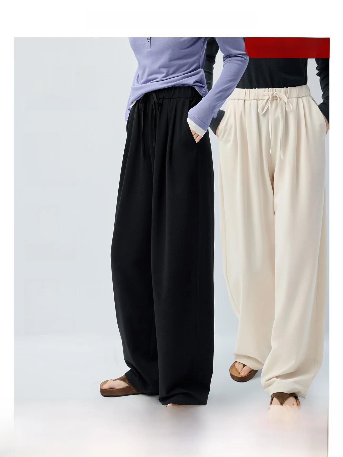 Vega Chang Women's Casual Pants Drapey Waist-Cinching Loose Straight Leg Trousers Spring 2026 High Waist Dstring
Vega Chang Women's Casual Pants Drapey Waist-Cinching Loose Straight Leg Trousers Spring 2026 High Waist Dstring