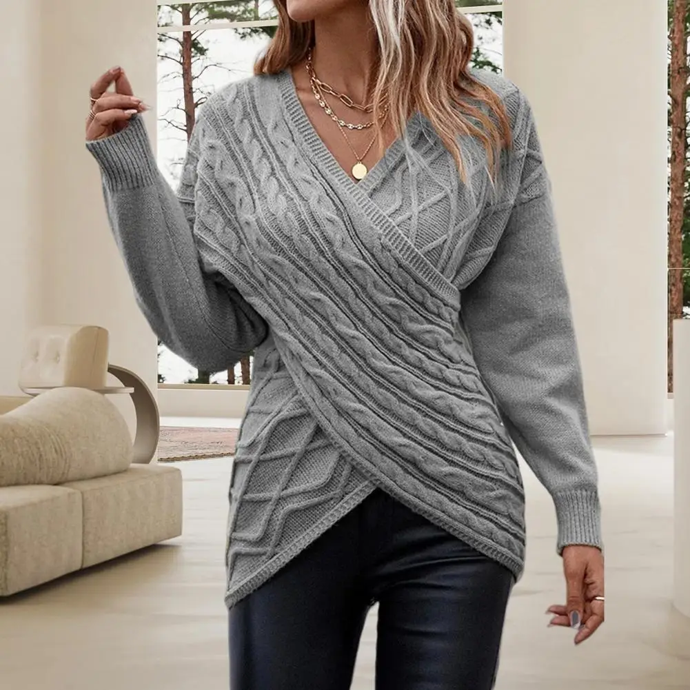 Stylish Women Knitwear Long Sleeves Streetwear Temperament Slim Fit Knitting Pullover
Stylish Women Knitwear Long Sleeves Streetwear Temperament Slim Fit Knitting Pullover