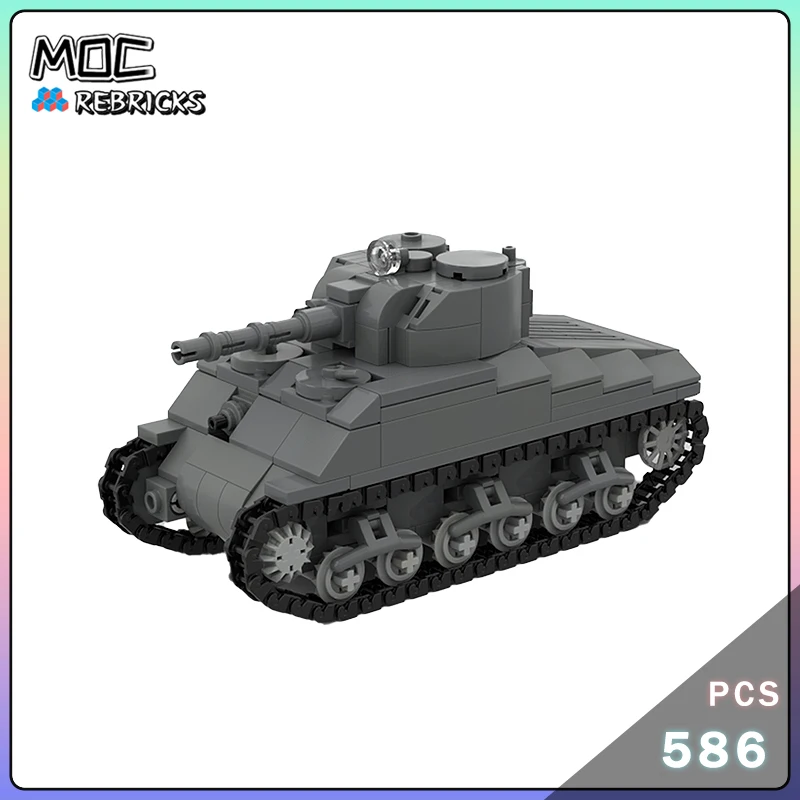 MOC WW2 M4A3 Sherman Military Weapon Tanks Model Building Block Assembly Technology Brick Set DIY Boy Toy Birthday Gifts
MOC WW2 M4A3 Sherman Military Weapon Tanks Model Building Block Assembly Technology Brick Set DIY Boy Toy Birthday Gifts