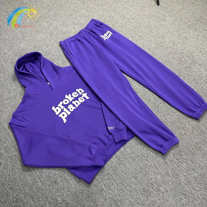 2024 Autumn Winter Classic Logo Foam Printing Broken Planet Hoodie Hooded Men Women Casual Fashion Purple Pullovers Inside Tag
2024 Autumn Winter Classic Logo Foam Printing Broken Planet Hoodie Hooded Men Women Casual Fashion Purple Pullovers Inside Tag