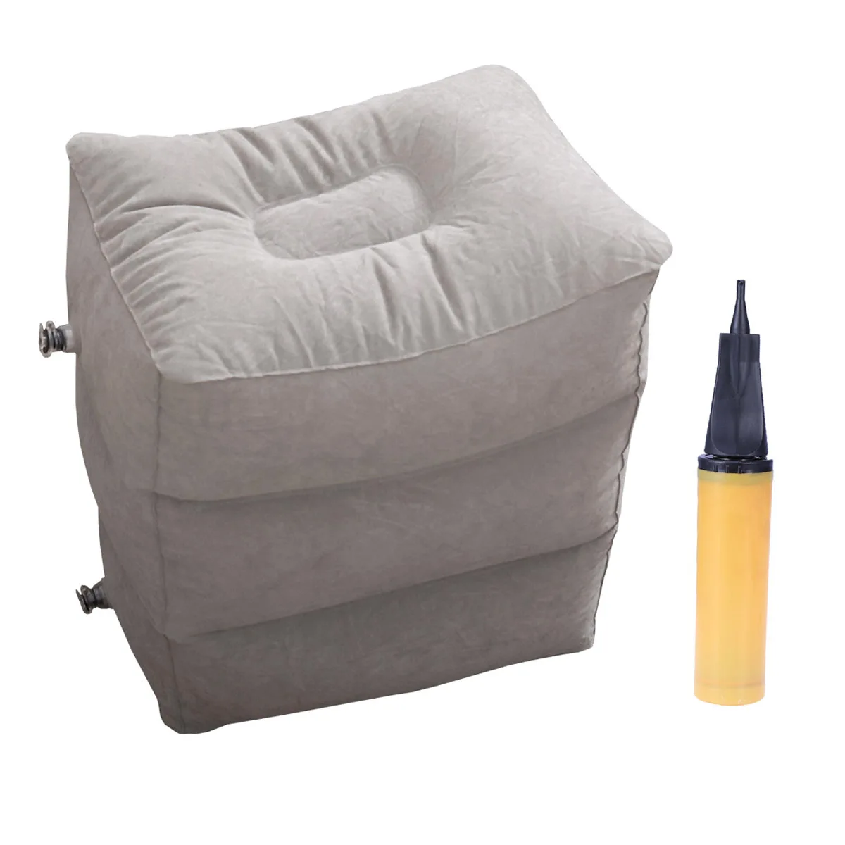Inflatable Foot Rest Pillow Travel Leg Support Grey Child Size Adjustable Height Portable Cushion Plane Train Home Use
Inflatable Foot Rest Pillow Travel Leg Support Grey Child Size Adjustable Height Portable Cushion Plane Train Home Use