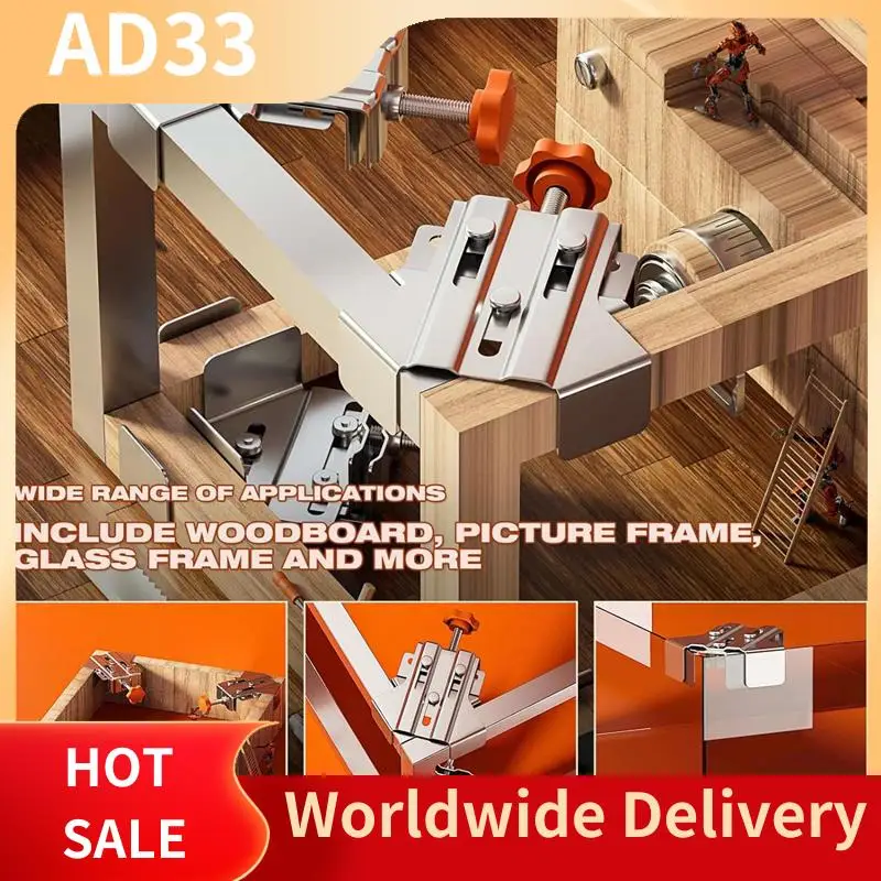 Top Deals Stainless Steel Right Angle Clamp For Woodworking, Durable Rust&Corrosion 90 Degree Corner Clamps With Adjustable Dura
Top Deals Stainless Steel Right Angle Clamp For Woodworking, Durable Rust&Corrosion 90 Degree Corner Clamps With Adjustable Dura