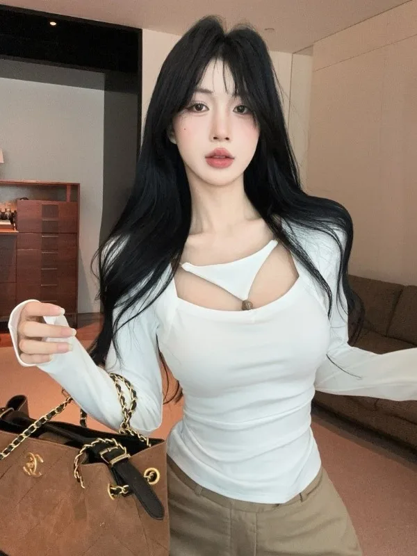 Early Autumn Pure Desire Sweet Spicy Women's Slim Fit Long Sleeve Square Collar Base Shirt Design Sense Waist Cinch Slimming ...
Early Autumn Pure Desire Sweet Spicy Women's Slim Fit Long Sleeve Square Collar Base Shirt Design Sense Waist Cinch Slimming ...