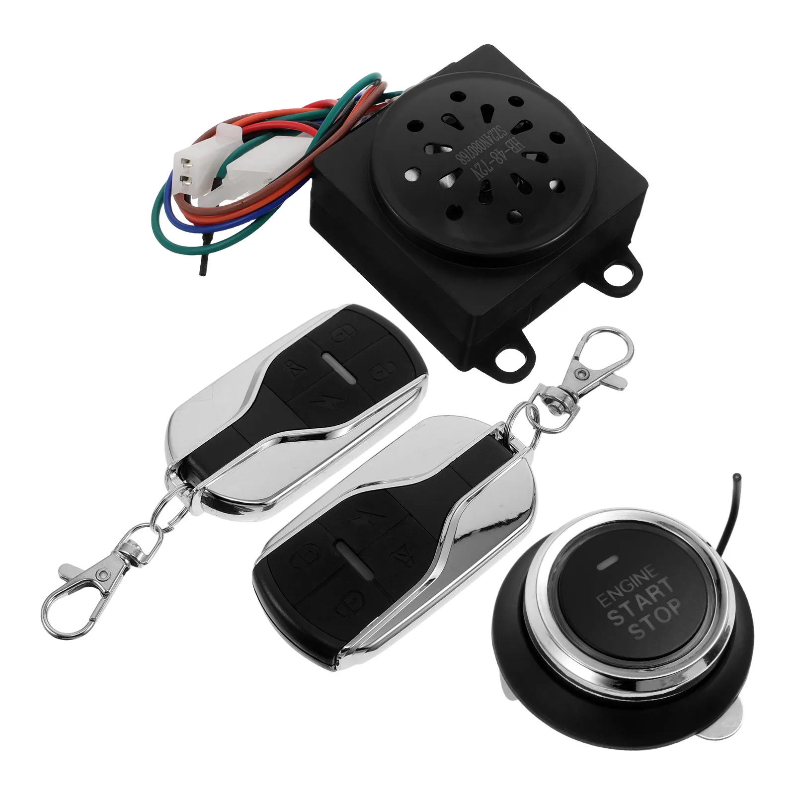 Electric Scooter Motorcycle Alarm Security System Remote Controller Kit Anti Theft Motorbike Lock Alarm LED Light Horn
Electric Scooter Motorcycle Alarm Security System Remote Controller Kit Anti Theft Motorbike Lock Alarm LED Light Horn
