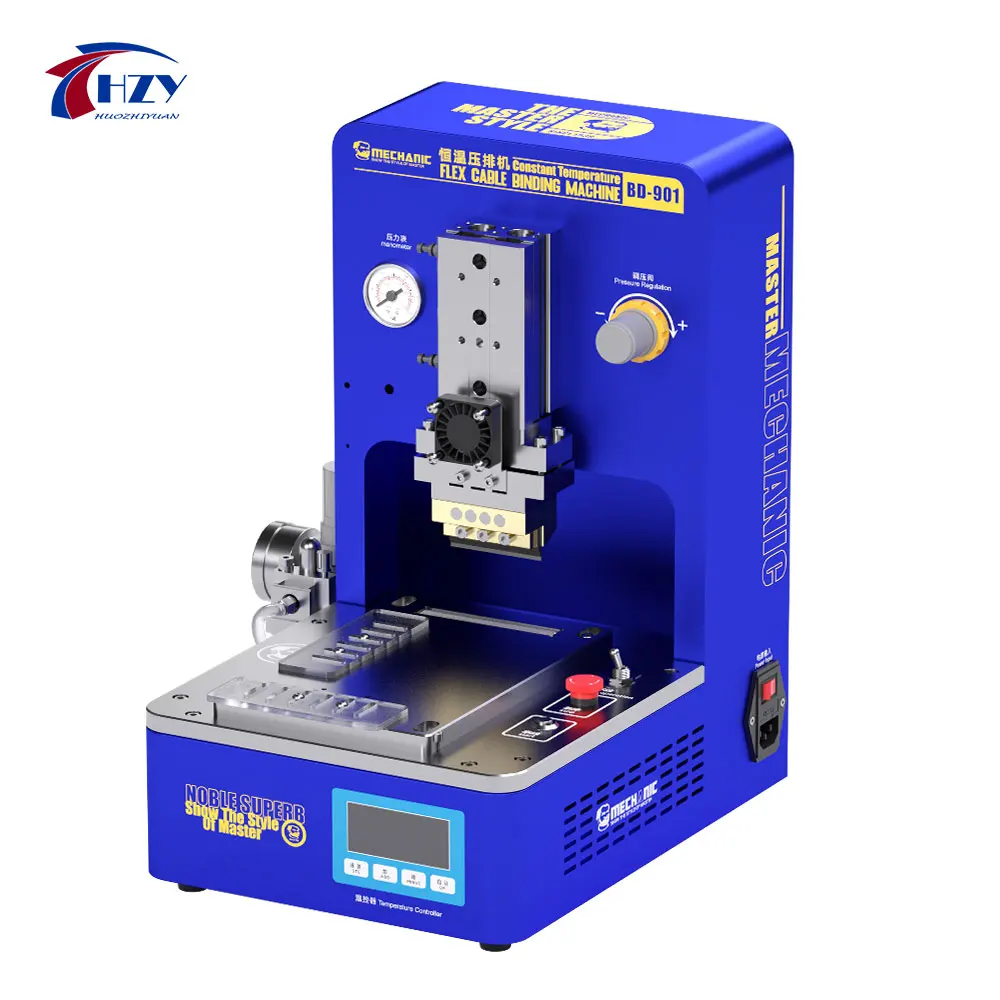 Mechanic BD-901 Thermostatic Flex Cable Bonding Machine for Mobile Phone Watch Camera LCD Screen Wiring Double Pressing Station
Mechanic BD-901 Thermostatic Flex Cable Bonding Machine for Mobile Phone Watch Camera LCD Screen Wiring Double Pressing Station