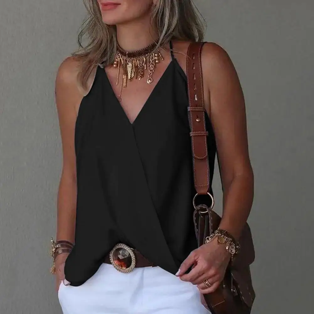 Summer Fashion Chic V-neck Lady Camisole Vest Women Solid Color Sleeveless Slim Camisole
Summer Fashion Chic V-neck Lady Camisole Vest Women Solid Color Sleeveless Slim Camisole